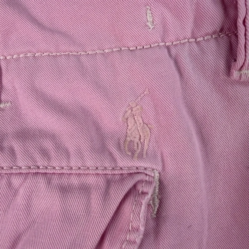 Vintage Polo Ralph Lauren Mens 34 Chino Shorts Pink Cotton Vintage Preppy Casual